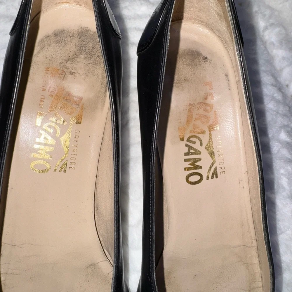 Salvatore Ferragamo Black Flats & Loafers - Picture 5 of 13